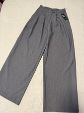 NWT Wild Fable Women's High Rise Wide Leg Pants Size XXS Gray Pockets in Front