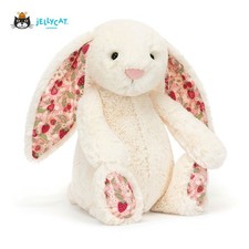 Jellycat Blossom Cream Bunny  Berry  Medium Plush NWT Stuffed Animal Toy 31CM