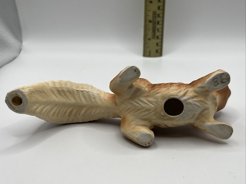 Vintage Ceramic Squirrel Garden Yard Figurine Hand Painted 7” - Picture 13 of 16