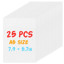 25 Pieces Shrinky Dink Sheets Kit, 7.9 X 5.7-Inch Shrink Paper Shrink Art Pap...