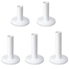ZNBSIXP Rubber Golf Tees for Mats,Unbreakable Stable Driving Range white