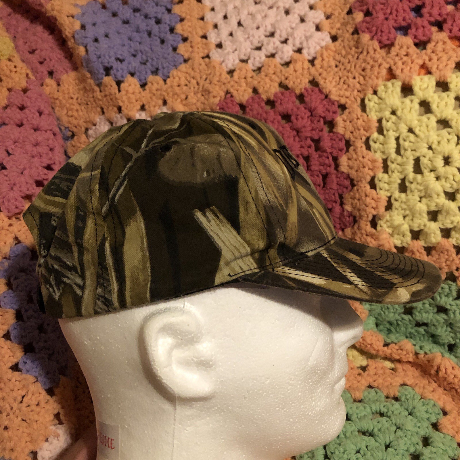 Throwback camo Devall SnapBack hat one size fits … - image 3