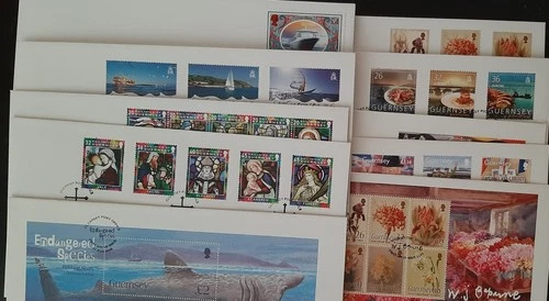 z(GGY-256) GUERNSEY 2005 FDC set of (10) First Day Covers (ALL pictured)