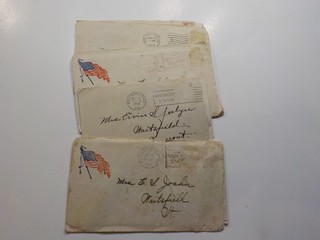 5 WW1 Letters 1st Marine Regiment Waitsfield Vermont Lot 88th Co. USMC WW I WWI