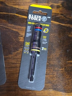  ️ Klein Tools 651Qs 1/4 In Drive Impact Quad Flip Socket  * SAE