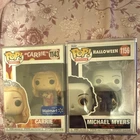 Funko Pop! Movies Carrie & Michael Myers Walmart Exclusive Vinyl Figures