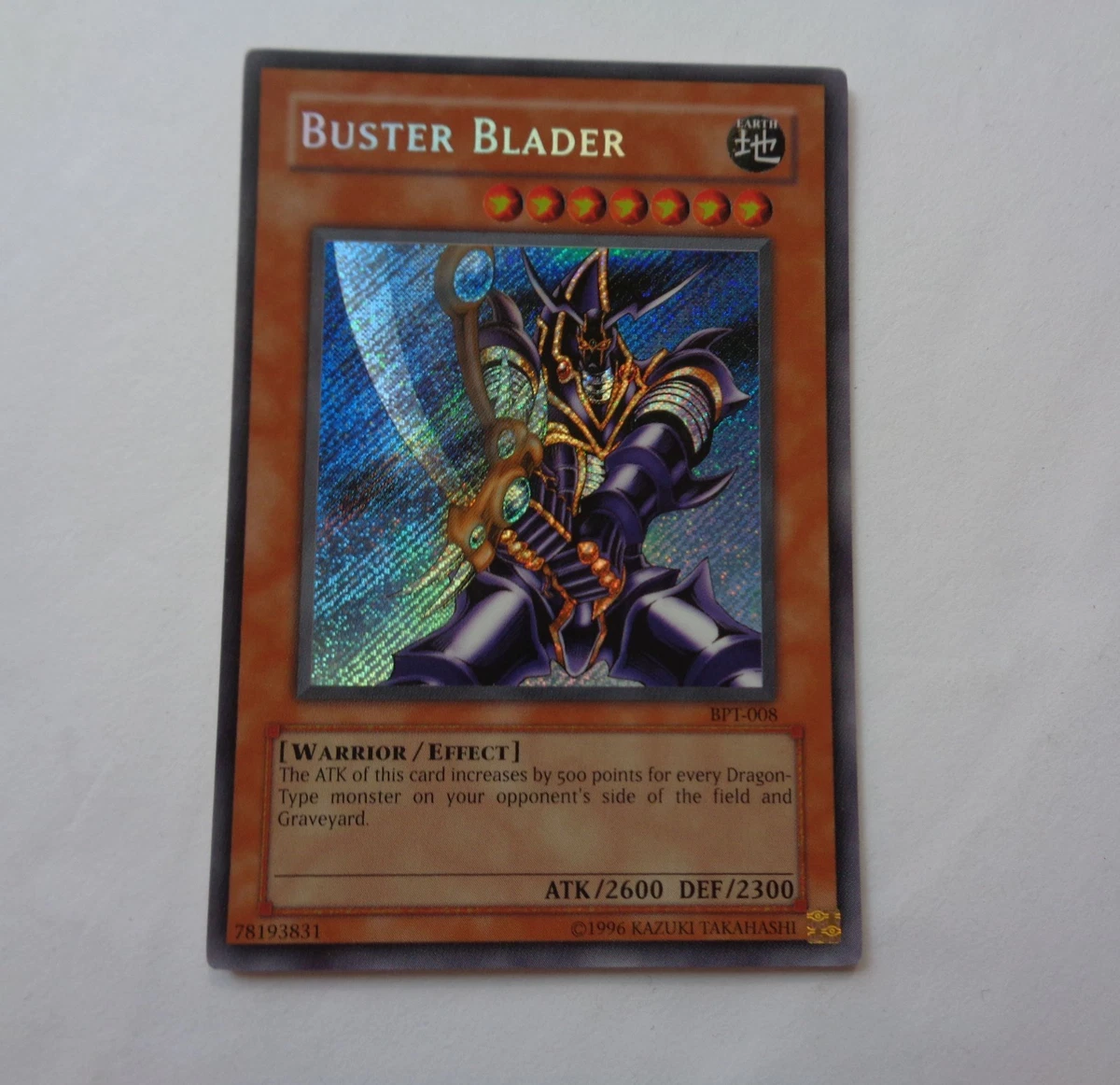 Yu-Gi-Oh! Buster Blader Card - Korean Millennium Super Rare - Near Mint  Condition
