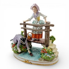 Ancien Sitzendorf Porcelaine