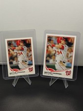 🔥2013 Topps #369 Mini & Base 2012 NL ROY 2nd Year Washingtin Nationals 2 Cards