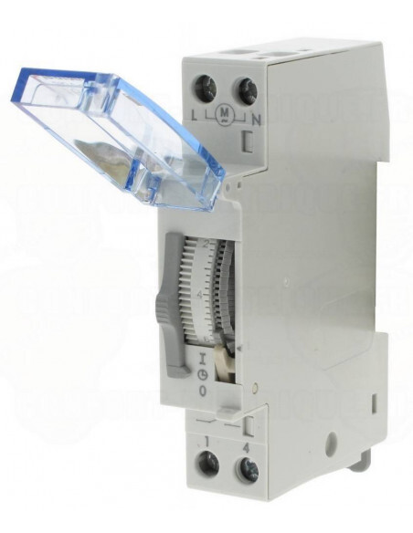 Legrand 412780 programmateur journalier 1 module avec cadran haute précision pour rail DIN