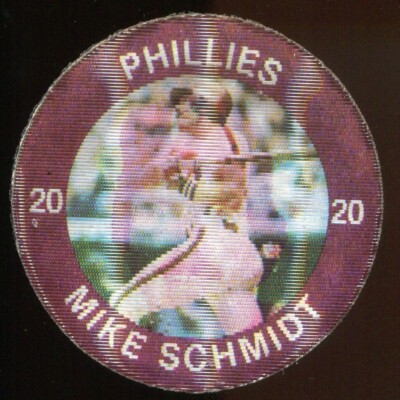 1984 7-Eleven Super Star Sports Coin #IV H Mike Schmidt Philadelphia Phillies
