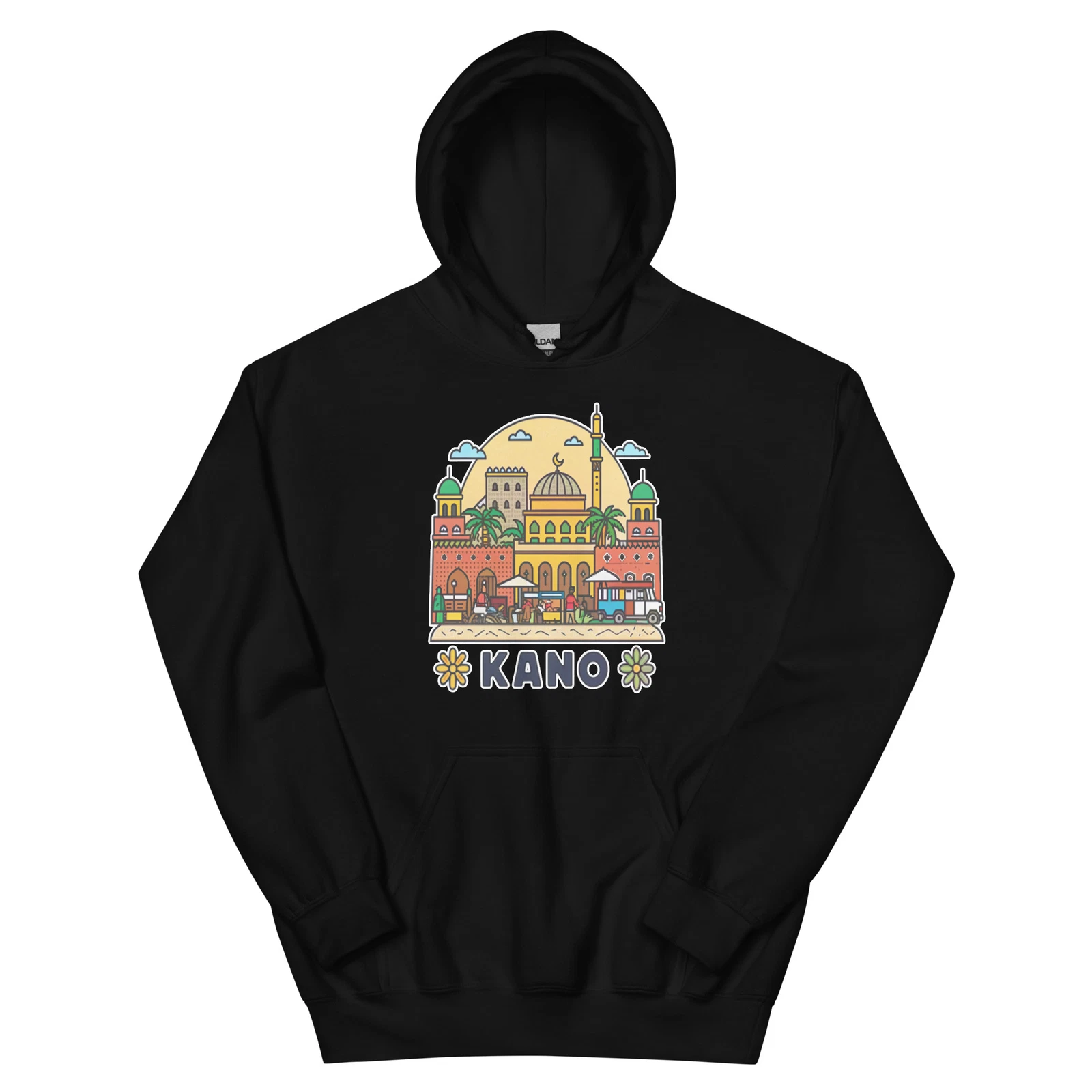 Kano World Travel Urban Area City Hoodie