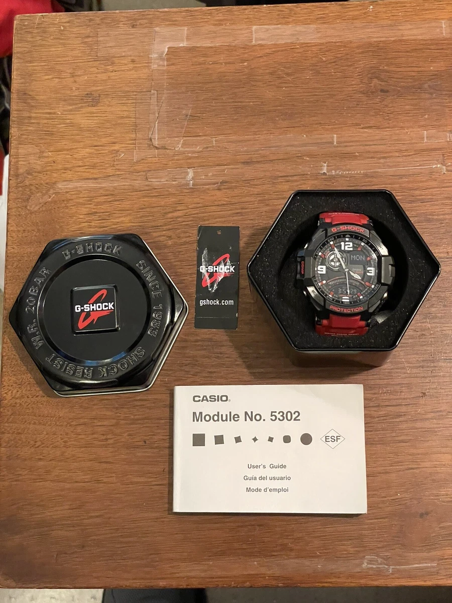 CASIO Module 5302 G-SHOCK Mens Watch 20BAR Water Resist | eBay