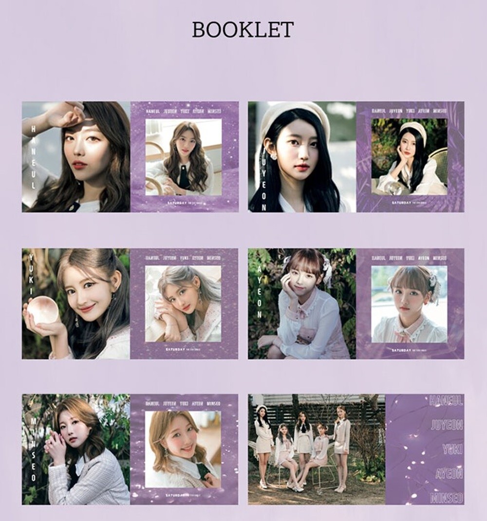K-POP SATURDAY 5th Single Album [Only You] CD+Booklet+
