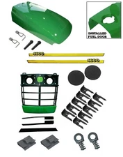 Front Grille/Upper Hood/Fuel Door With Hardware/Sticker Fits John Deere 4600