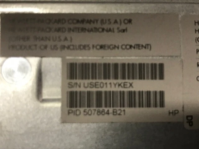 HP BLADE 460C G6 W 2X XEON E5530 QC , 192GB RAM, 2 X 73GB SAS 507864-B21 - Image 2 of 2