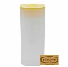 EMPTY Canadian Silver Maple Leaf Tube, Fits 25 oz, USED, NO COINS - #TMAPLE