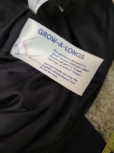 Land’s End Snow Bibs pants black youth sz 7 Ski Snowboard - Picture 6 of 6