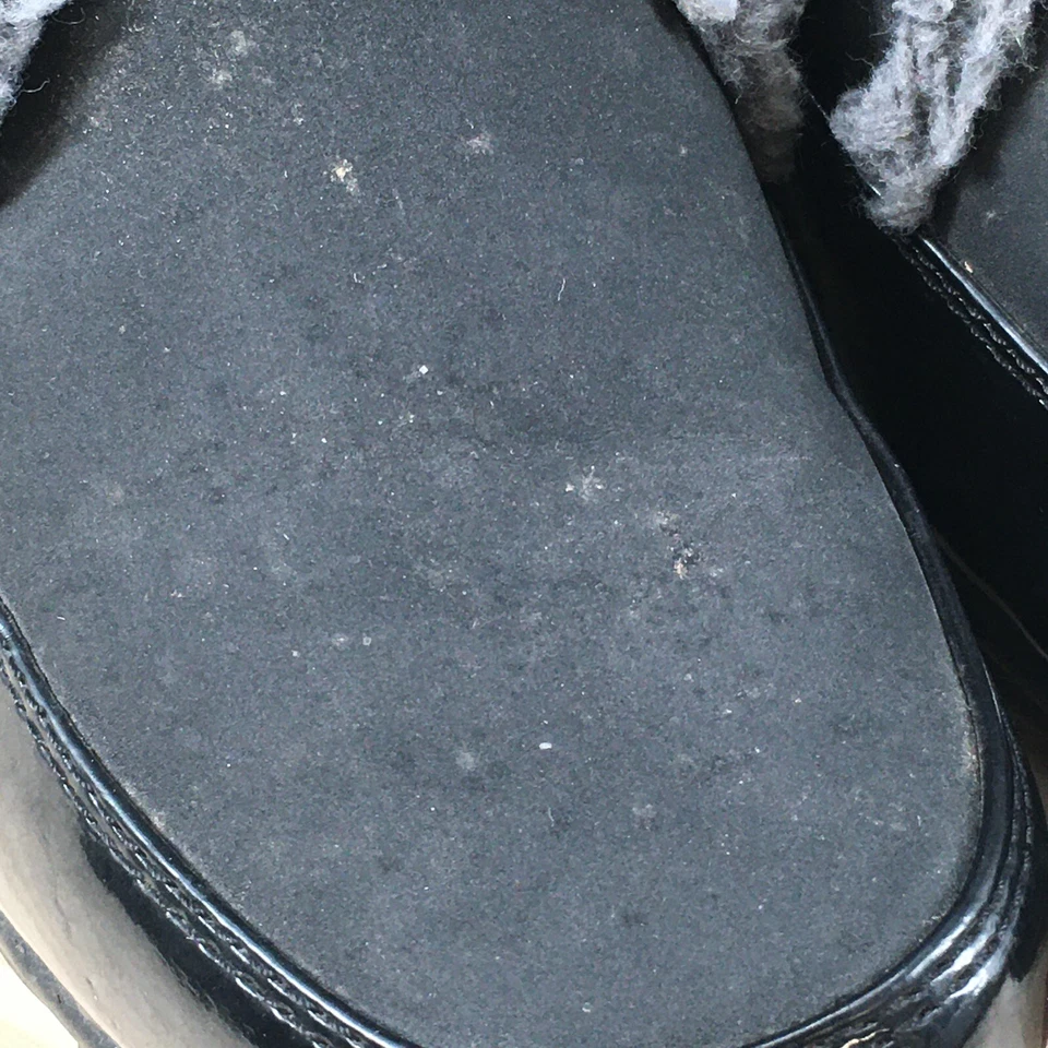 Totes Boots Womens 8 M Ankle Rain 120337 Black Faux Leather Faux Fur Waterproof - Image 4 of 4