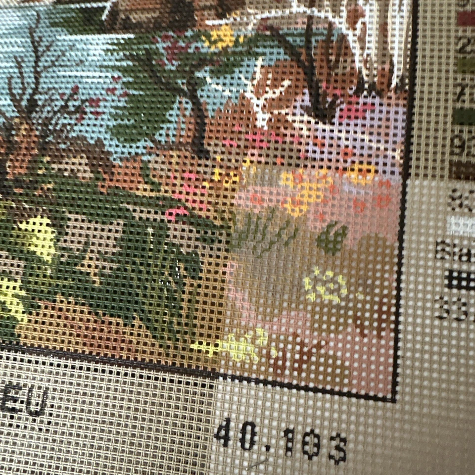 Printed needlepoint Tapestry Gobelin L Old Bridge  Canvas Only  40x50cm - Image 2 of 4