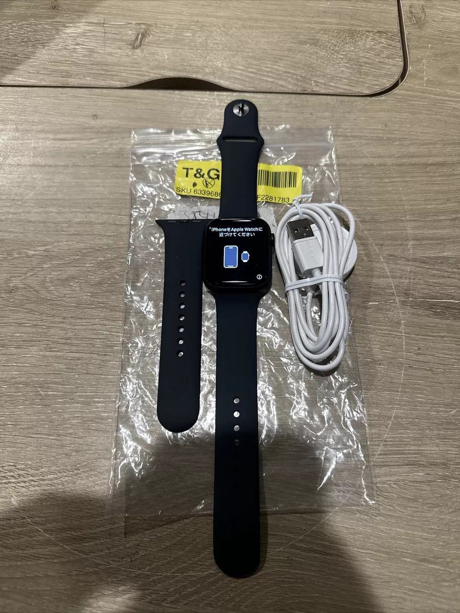 Apple Watch Series 7 45mm GPS LTE Cellular Midnight Aluminum Case