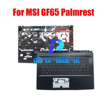 Palmrest Red backlit keyboar For MSI GF65 Thin 9SD 9SE MS-16W1 US