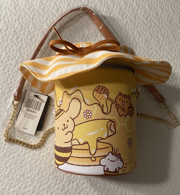 NEW Sanrio Hello Kitty Friends POMPOMPURIN HONEY JAR Crossbody Bag NWT