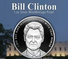 2022 1oz PROOF BILL CLINTON 42nd PRESIDENT SILVER SHIELD GROUP ROUND SSG 777