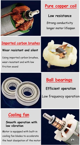 895 High Torque DC 12/4V Small Electric Motors Double Ball Bearing 5000/10000RPM - Picture 9 of 18