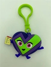 NEW Lot of (2) 2020 American Heart Association Perrie Key Chain Clip Heart Heros