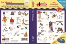 SEW WHIMSICAL Amazing Designs Machine Embroidery CD ADP-32 Sewing with Nancy