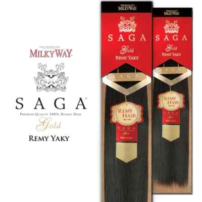 SAGA GOLD YAKY 100% HUMAN REMY HAIR 10 display picture 1
