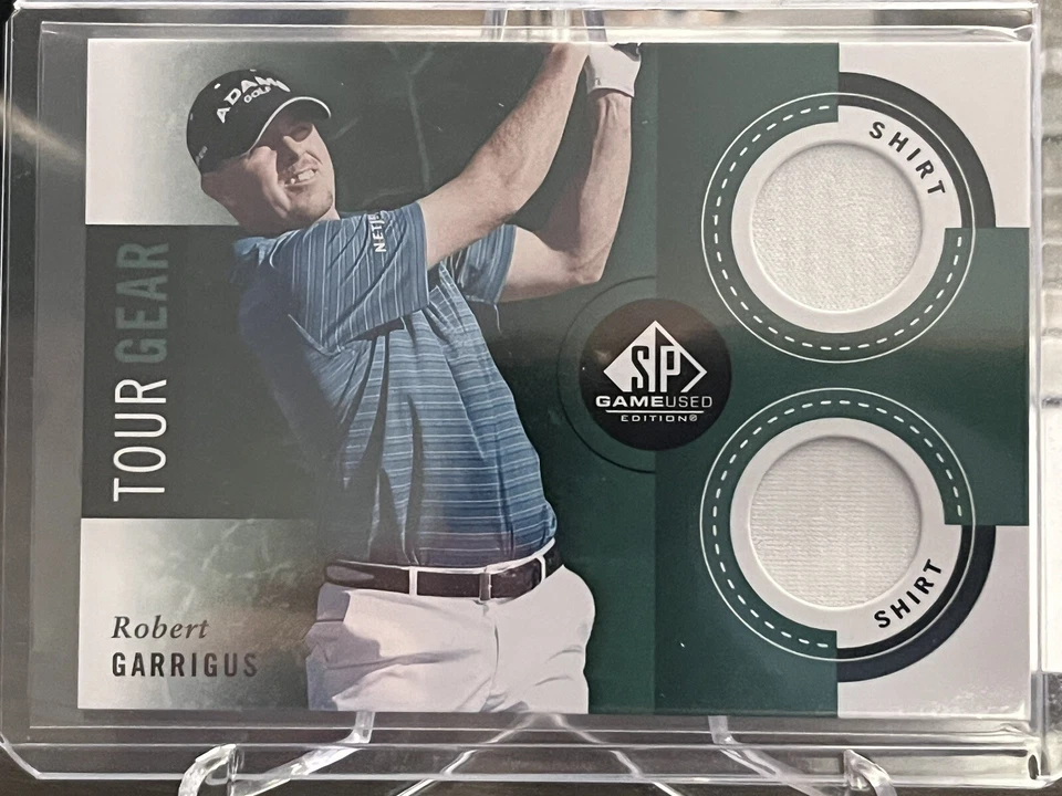 2014 GOLF SP GAME USED Tour Gear Robert Garrigus Dual Shirt Relic - Image 2 of 2