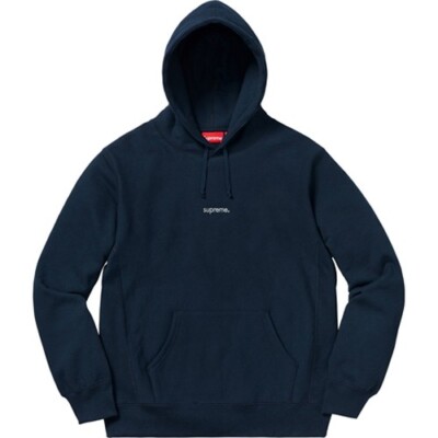 トップス supreme trademark hooded sweatshirt M Supreme Trademark Hooded Sweatshirt Navy XL | eBay
