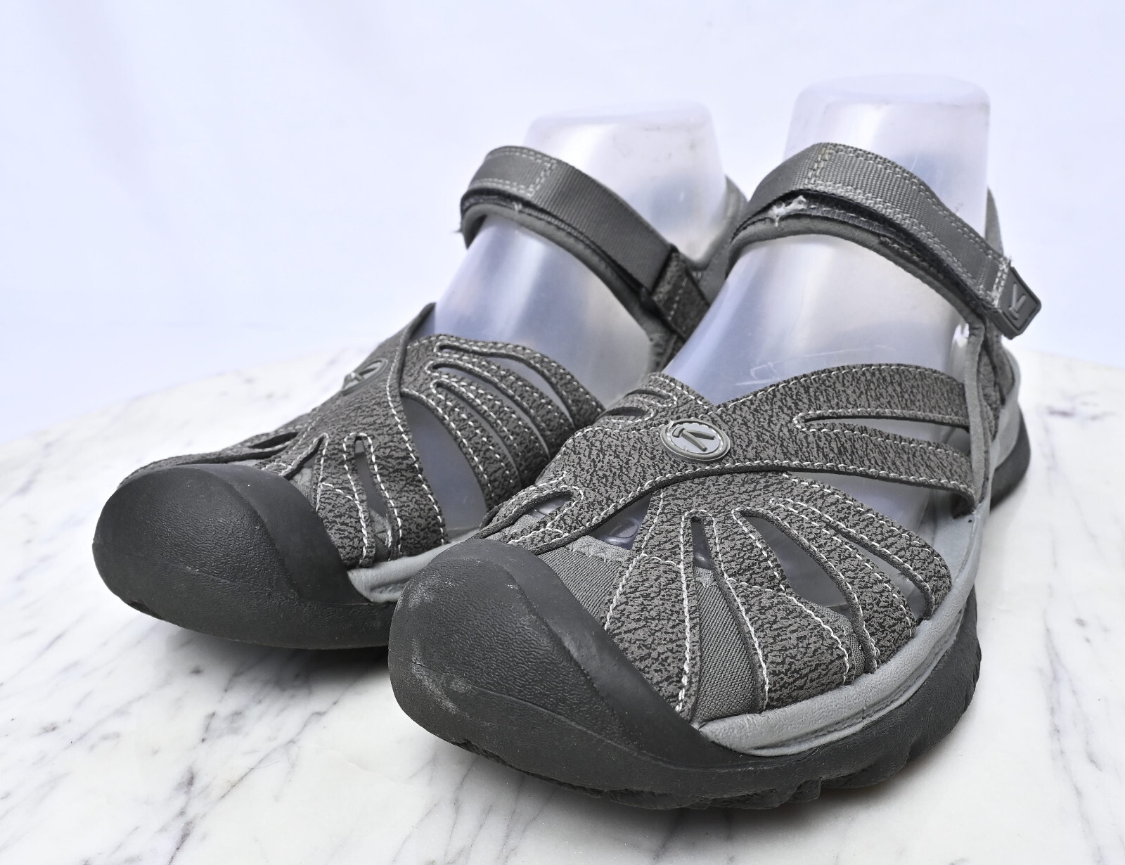 Keen Sandali Donna Rosa Escursionismo Trail Fiume Comfort Grigio Impermeabili Tg 9