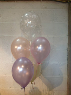 30 Mr & Mrs Elfenbein Perlballons, Rouge, Rosa & Flieder Hochzeit 