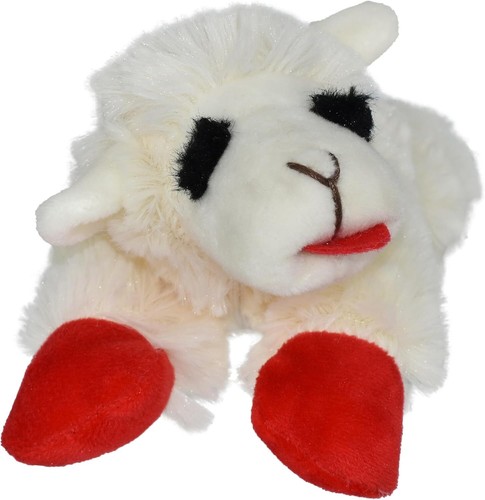 Lamb Chop Dog Plush Toy - Squeaky Toy for All Dogs - Extra Soft Plush - Stuffed - Picture 4 of 11