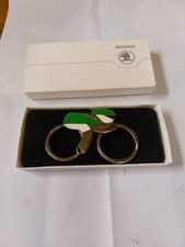 GENUINE SKODA FABIA OCTAVIA SUPERB KAROQ KODIAQ KEY RING CYKLO KEYHOLDER