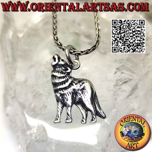 Ciondoli in Argento: Lupo Bianco (Argento