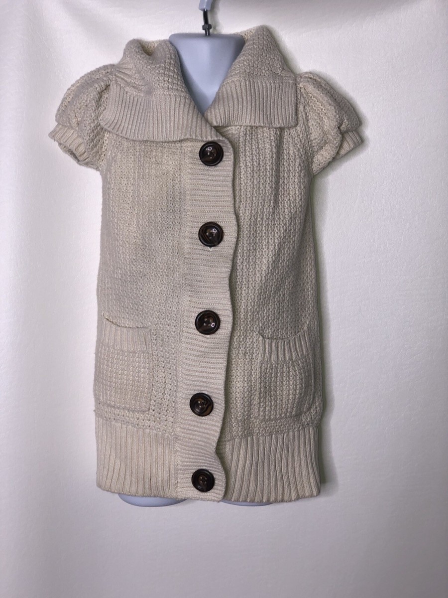 Baby Gap Outlet Toddler Girls Size 4T Ivory Chunky Cable Knit