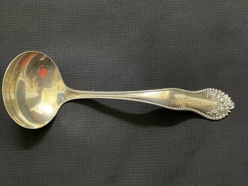 Gorham Sterling Lancaster Gravy Ladle With Name Engraved