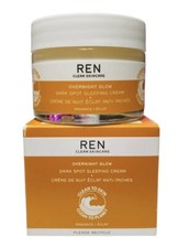 NEW REN Clean Skincare OVERNIGHT GLOW Dark Spot Sleeping Cream 1.7 oz SEALED