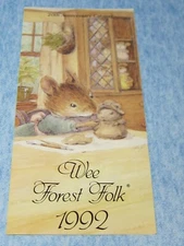 Wee Forest Folk WFF 1992 Brochure Catalog Pamphlet Price List Excellent Cond