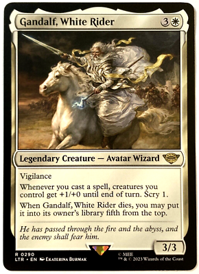 MTG Gandalf, White Rider The Lord of the Rings: Tales of Middle-earth 0290  NM