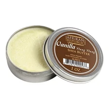 Afrikan Republic Vanilla Ylang Ylang Shea Butter Revitalizing Moisturizure 1 oz.