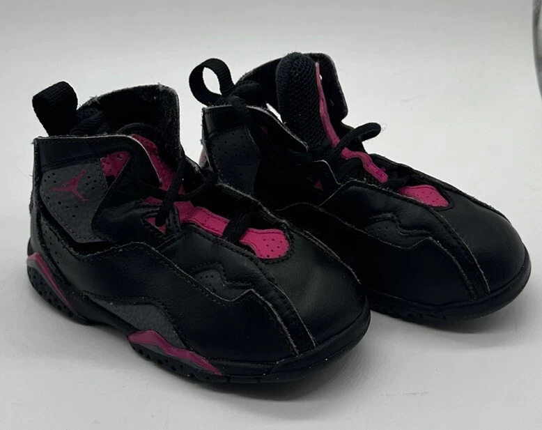 Nike Air Jordan True Flight VII nere rosa taglia 7C 645071 009