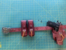 Handmade Leather 1911 Holster mag pouches belt complete rig
