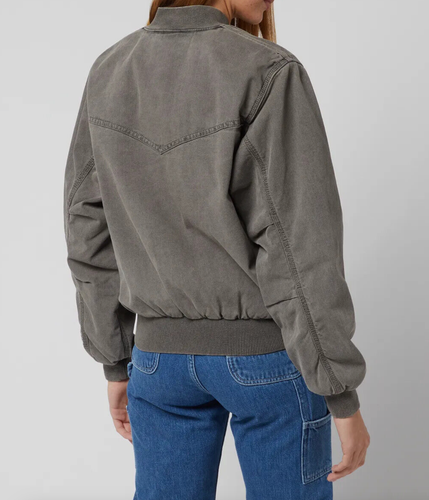 Carhartt WIP W' Santa Fe Bomber I030284 Black Faded S - Picture 7 of 9