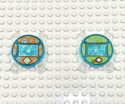 LEGO Dimensions Toy (2) pc Base Disc Tag Only Lot - Scooby-Doo - Shaggy
