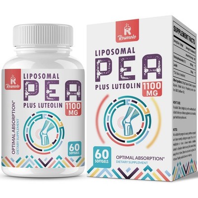 Liposomal Palmitoylethanolamide 1000 mg + Luteolin 100 mg, Micronized Pea 99%...